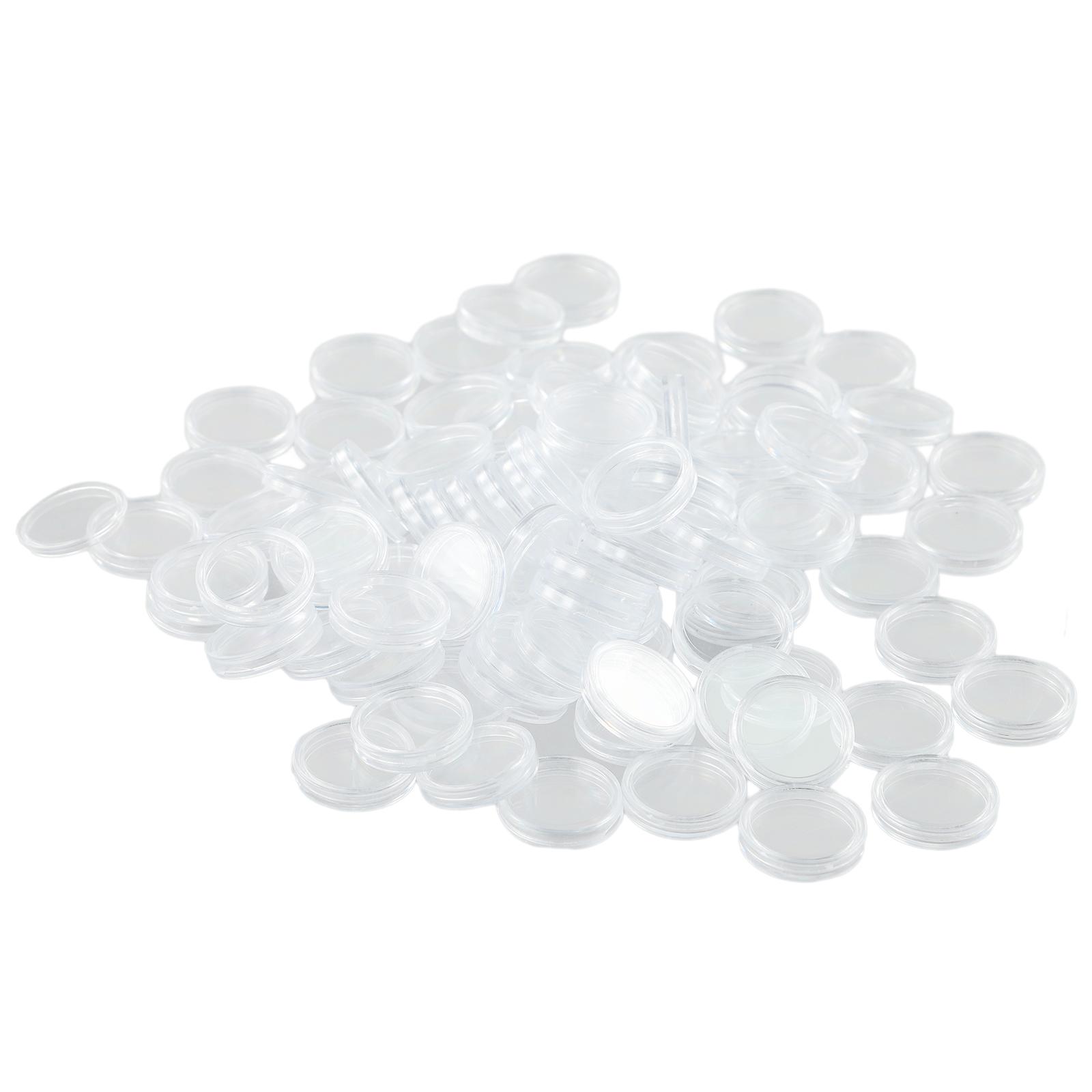 

Accessories Coin Holders Protect Box Round 100pcs 18mm Plastic Capsules Set Case Storage Ceremony Commemorative CHINA