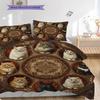 Kätzchenmuster Bettwäsche Steppdecke Set Bettbezug Kissenbezug Heimdekoration Geburtstagsgeschenk (1 Bettbezug + 2 Kissenbezüge, ohne Füllung)