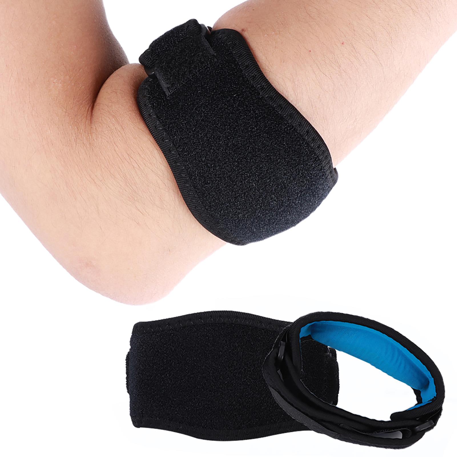 2pcs Sports Safety Elastic Elbow Brace Sleeve Elbow Pads Basketball Tennis Pain Relief