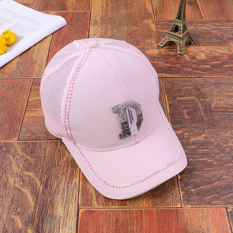 

Hat Tide rhinestone cap Versatile spring and summer sun protection Casual fashion ins Internet celebrity baseball cap Adjustable