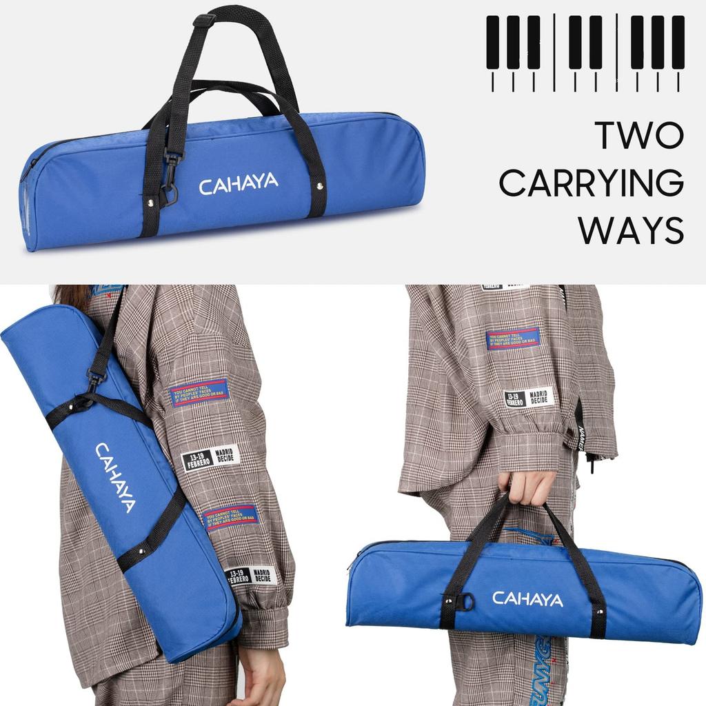 CAHAYA Melodica Melodica with the Latest Can Be Used for Standing or Tabletop Handbag or Shoulder Melody Includes 2 Tabletop 2 Standing 1 Cleaning and