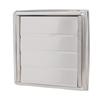 5 Inch Dryer Vent Cover 304 Stainless Steel Square Louvered Vent Cover with Screen for Bathroom Office Home