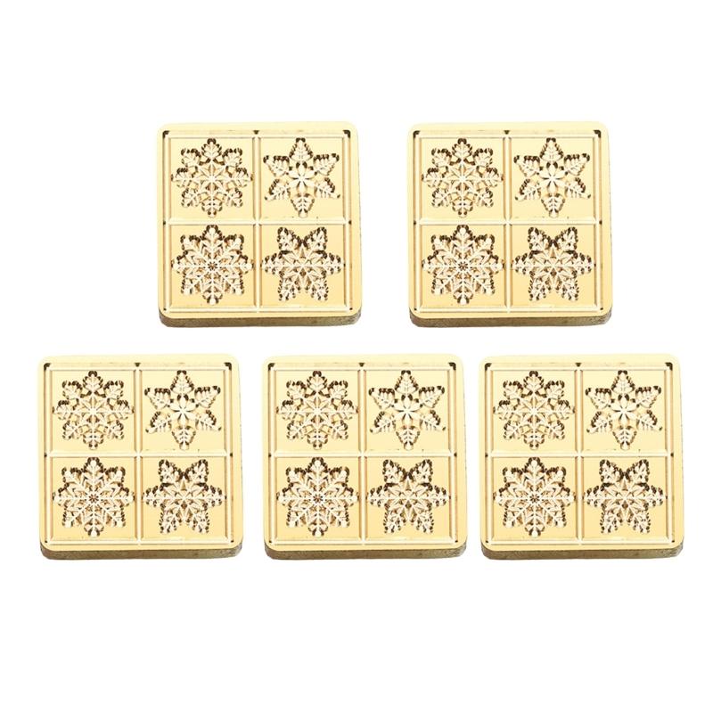 Emboss Sealings Wax Stamp Head Brasses Sealing Stamp Wax Seal Stamp Head Replacement for Envelope Sealing Greeting Card