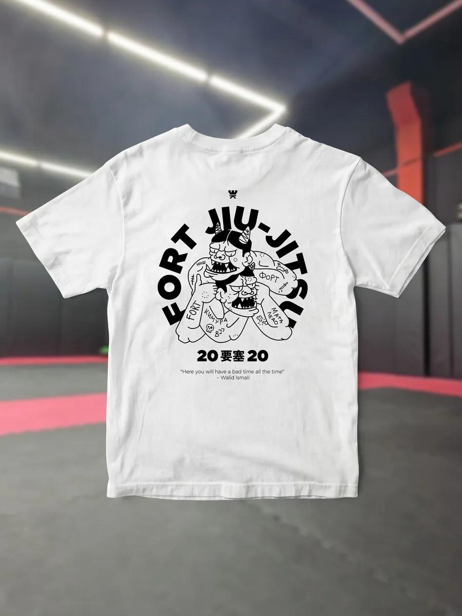 Oversized Thick T-shirt for Jiu Jitsu Training XL