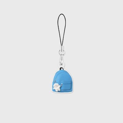 Student Puppy Backpack Phone Strap