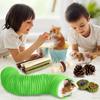 Hamster Toys Set with Tunnel Chewable Wood Timothy Hay Guinea Pig Enrichment Chew Toys for Small Animals Small Animal Chew Toys