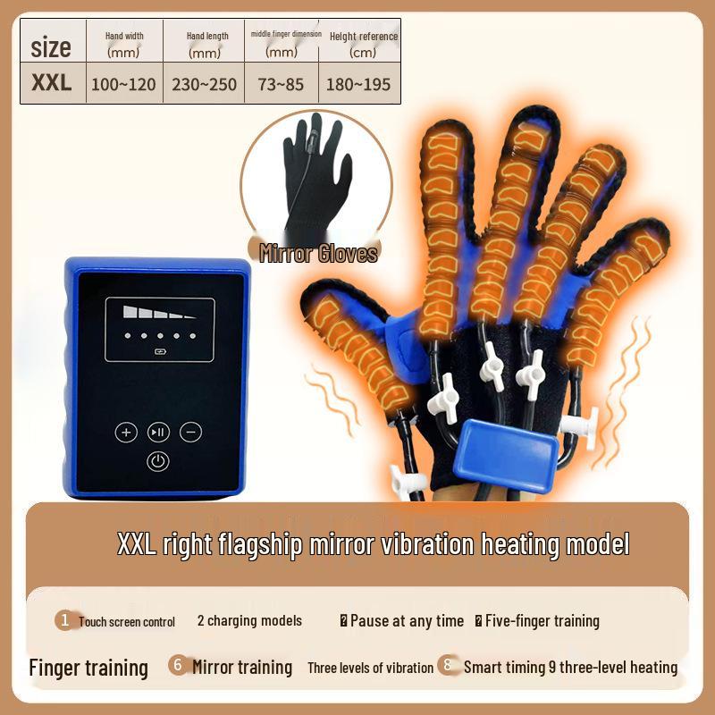 Portable Wireless Rehabilitation Gloves and Hand Massager for Stroke Recovery