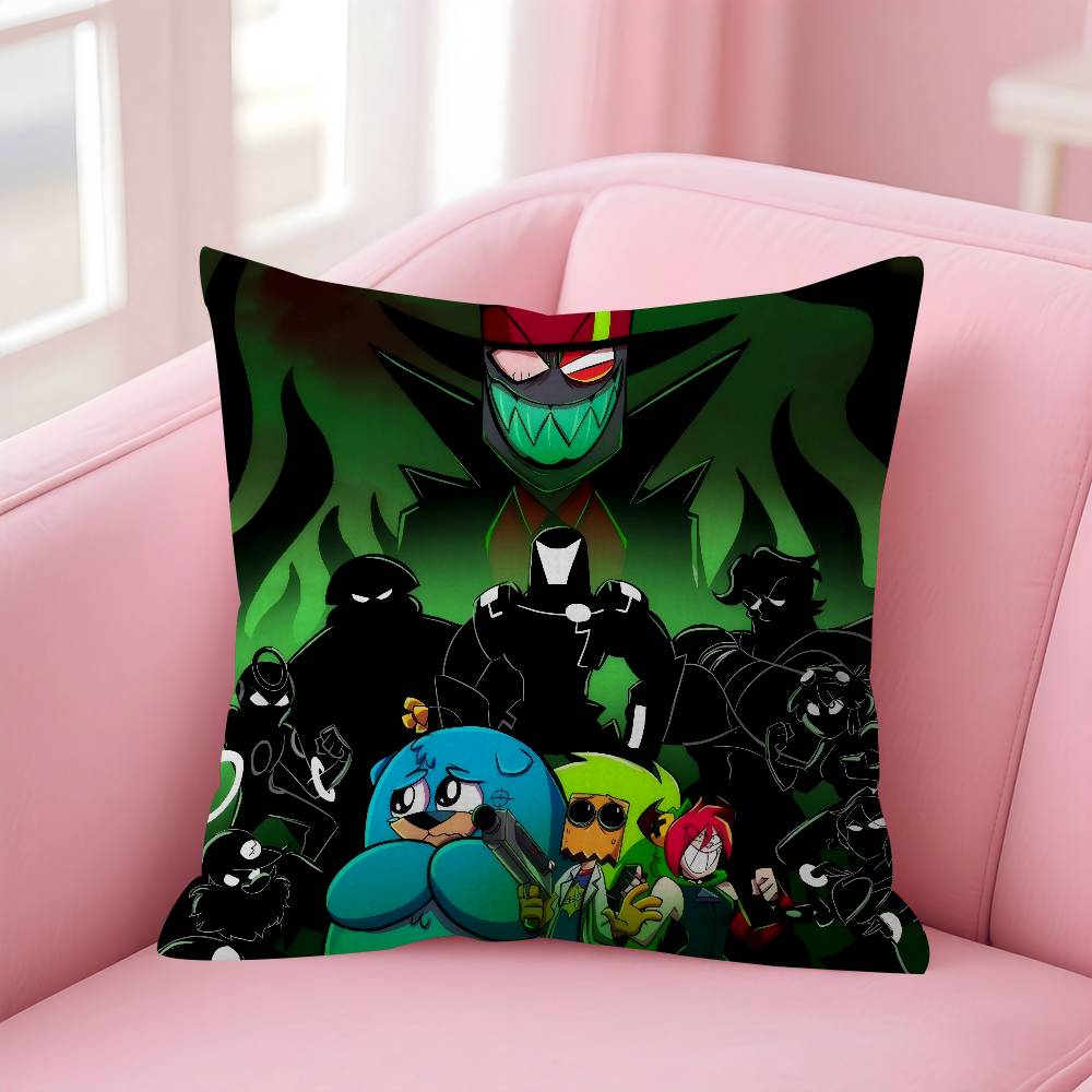 Cartoon Villainous Anime Personalized Picture Text Home Decorative Pillows Household Gifts Xcm