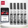 Deli Black Oil-Based Thick Tip Marker Pen, 10-Pack