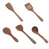 Wooden Nonstick pan Meat Kitchen Tools Mixing Spoon Soup Scoop Ladle Cooking Shovel Rice Spatula