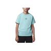 Nike Zerrissenes Flugzeug Bequem Mode Lässig Weich Kurzarm T-Shirt Kinder Tops Licht-Regen-Tau-Grün HQ7147-382