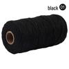 3mm Single-Color Cotton Rope for DIY Weaving - 2mm Thick Tapestry and Binding Thread