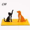 Fun Desktop Accessory 3D Printed Dog/Cat Hook, Compact Decorative Door Interactive Cat Shaped Hook Pet Shape Hanger Ornament for Living Room