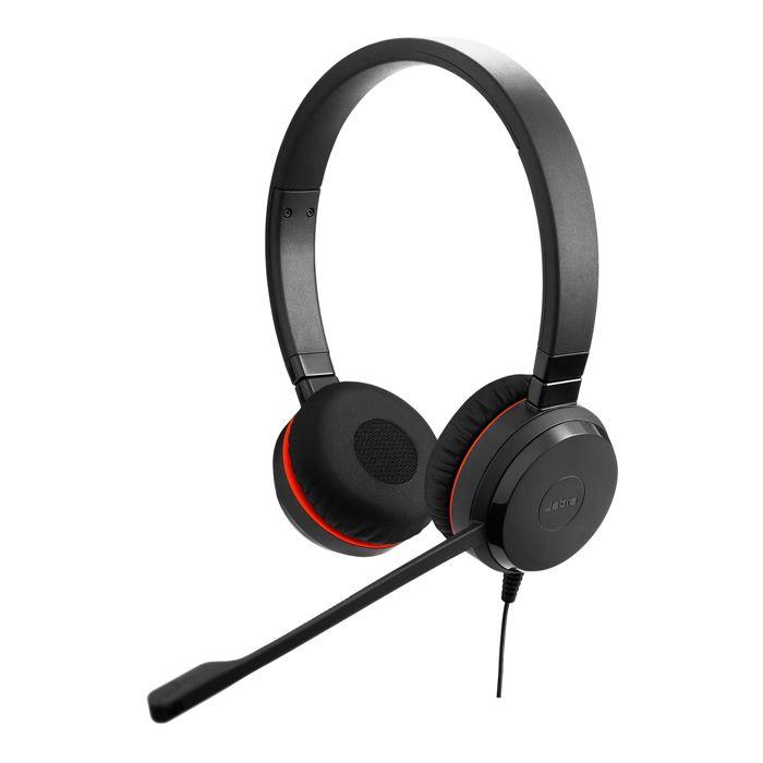 Casque - Jabra - Evolve 20SE MS - Filaire - Stéréo - Anti-bruit