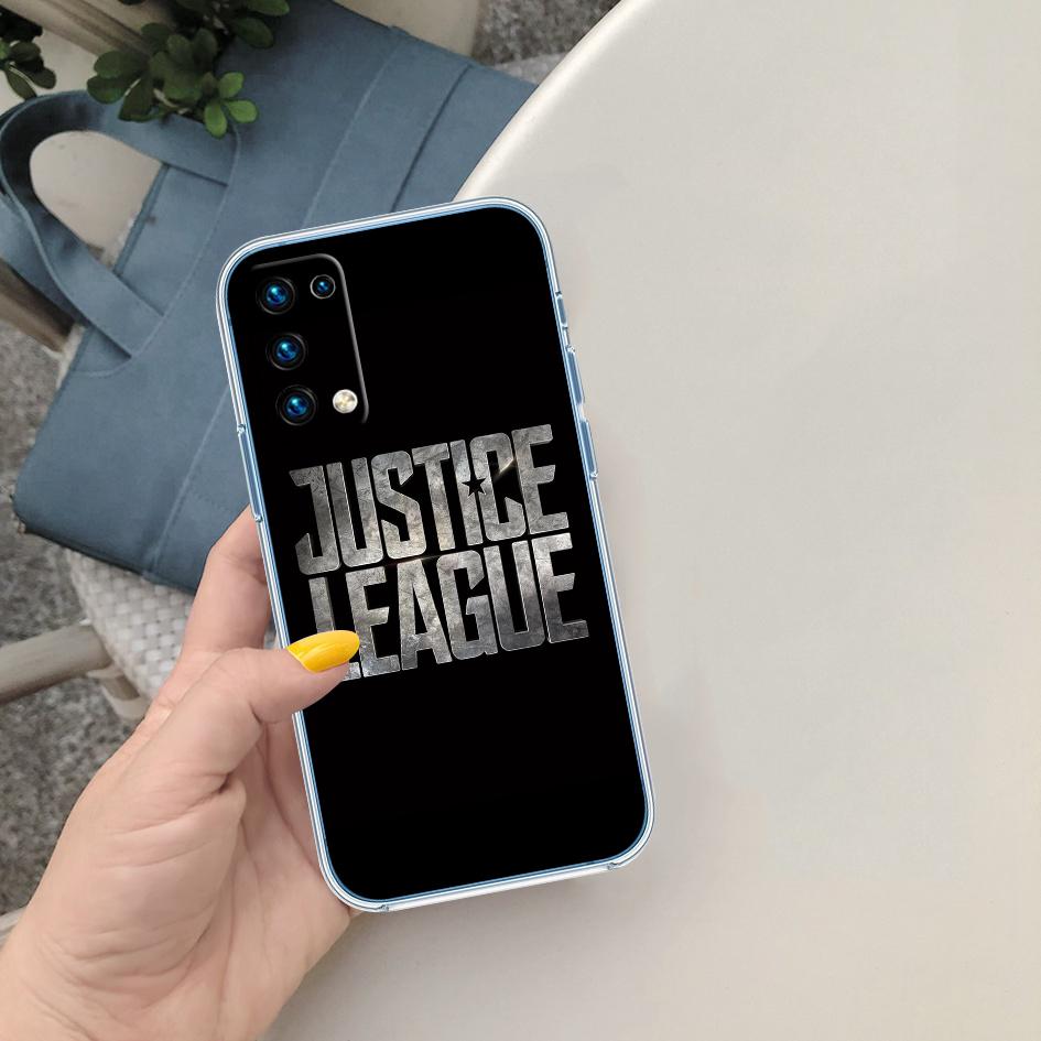 CJ72 Justice league Soft Shell Transparent Phone Case for Samsung Galaxy A04 A04S A14 A23 A34 A54 M23 M33 M52 M53