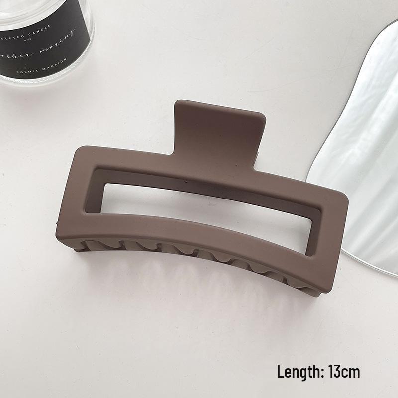 Women's Black Large Shark Claw Hair Clip for Advanced Style