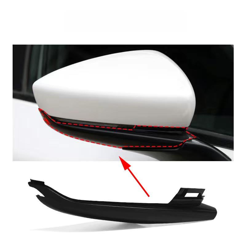 Auto Left Right Rear Heated Mirror Cover Glass Frame Turn Signal Light Bottom Lower for Mazda CX30 CX-30