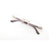RSINC Wood-Rimless Eyeglasses Frames With Gold Steel Finish | Stylish Wood and Steel Design | Sleek & Modern (Size 54-16-138) 6252202878848