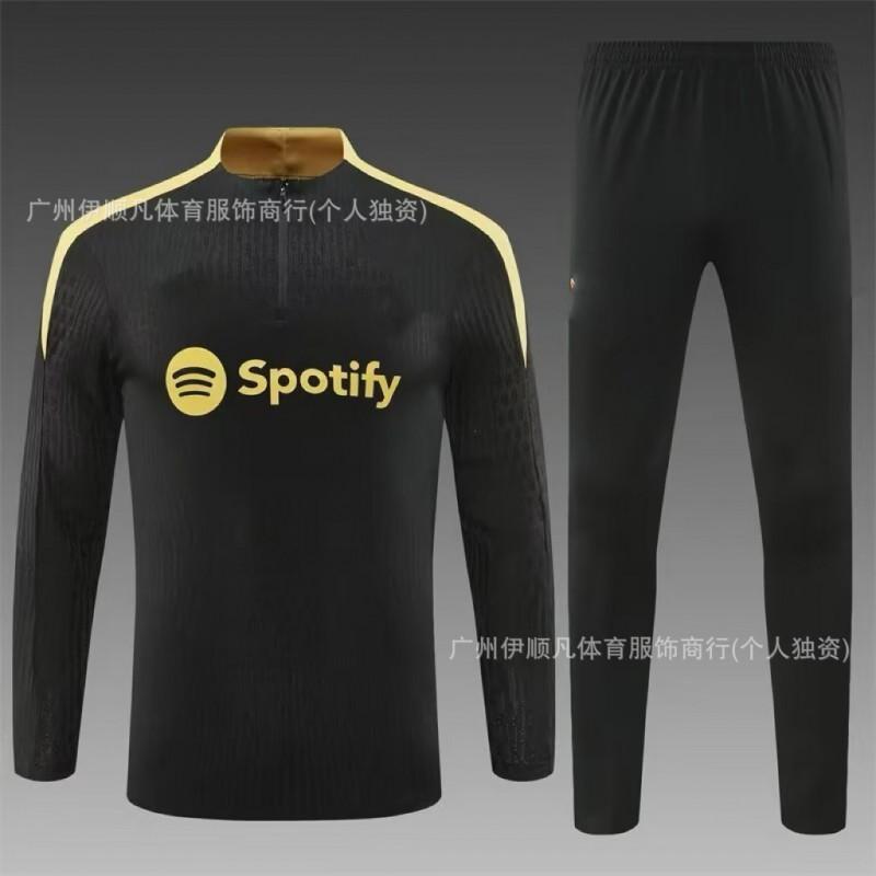 Heren Dames Voetbal Trainingsshirt Halve Rits Opwarmshirt Napoli PSG AC Milan Brazilië Manchester United Fans