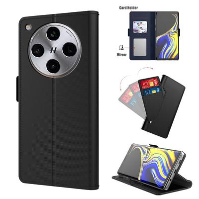 Shell For Oppo Find X8 Pro Magnetic Flip Kickstand Leather Phone Case For OPPO Find X7 Ultra X5 X6 X8 Pro Card Holder Wallet Mirror Holder Stand Cover