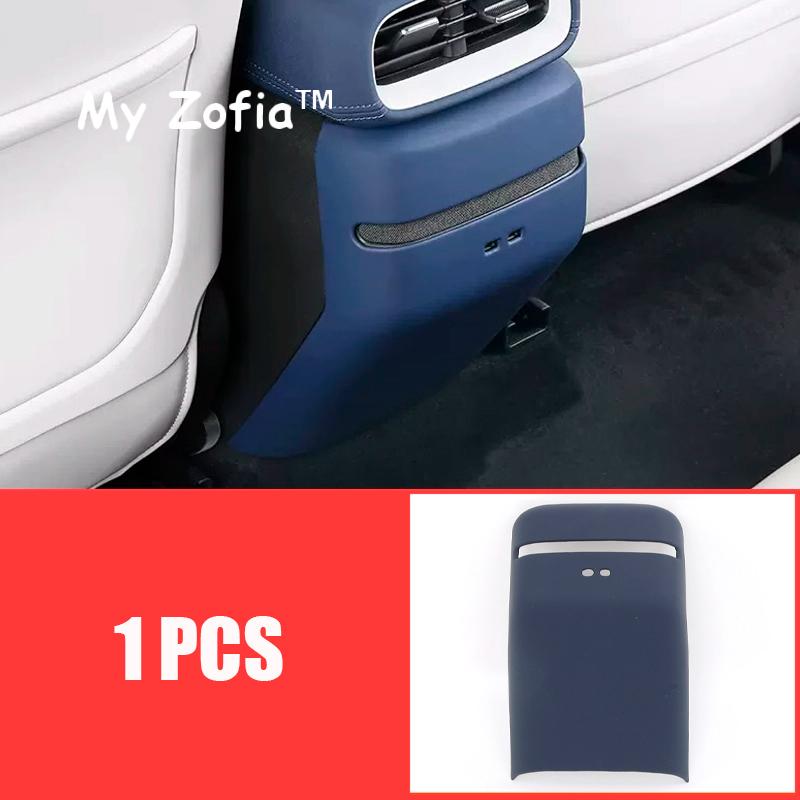 For Xpeng G6 2023 2024 Xiaopeng G6 Car Rear Anti Kick Pad Armrest Box Protective Cover ABS Interior Modification Accessories