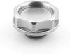 MUGE Oil Filler Cover, Aluminum Alloy Engine Fuel Tank Cap for Honda Vehicles (Silver)