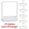 5-10Pcs Mini Clothes Hanger Used For Labubu And Other Dolls Shoe Rack Support Rack Cute Bow Hanger Doll Accessories  Toys