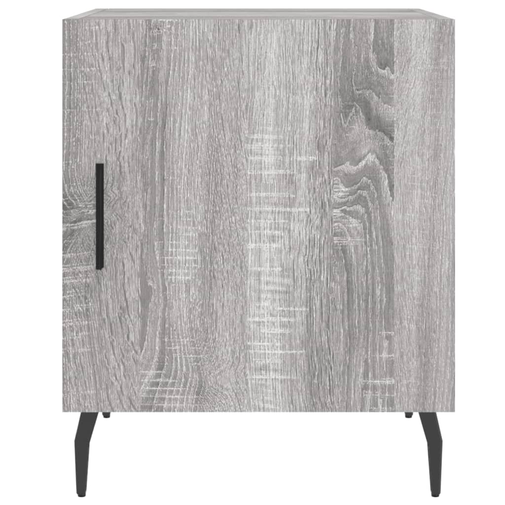Nightstands 2 pcs Grey Sonoma 40 x 40 x 50 cm engineered wood
