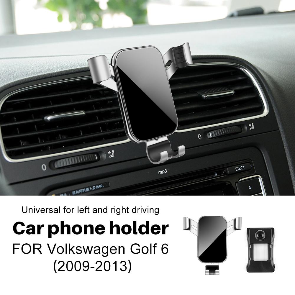 Schwerkraft Auto Handyhalterung für Volkswagen VW Golf 6 MK6 2009-2013 - Aluminiumlegierung + ABS