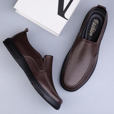 Luxo da moda masculina slip on formal mocassins homens casuais mocassins lazer caminhada sapatos de condução masculino couro genuíno calçados de negócios