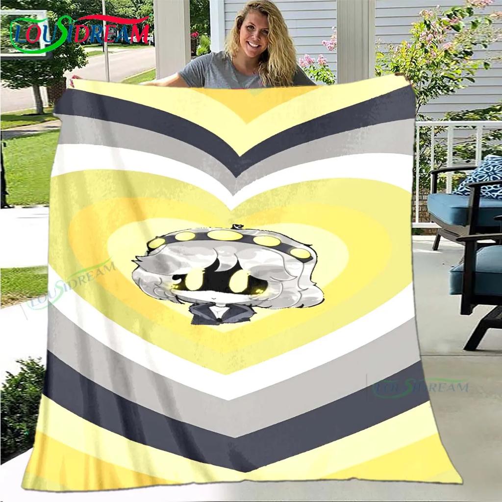 Hot Cartoon Murder Drone Flannel Adult and Children Blanket Sofa Bed Decoration Blanket Portable Blanket Bath Towel Gift