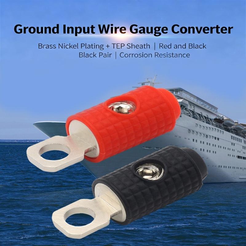 Multiple Gauge Wire Adapter Connector For Car Subwoofer Amplifier Systems Supporting Various Cable Sizes In Auto Modification