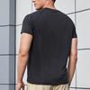 Li Ning Training Series Solid Color Logo Lightweight Quick-Dry Round Neck Sports Short Sleeve T-Shirt Men Tops Black ATST643-1