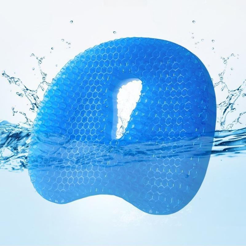 Honeycomb Gel Seat Cushion Silicone Ice Cushion Chair Cushion Office Sedentary Seat Cushion Summer Car Cool Cushion