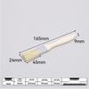 Thick Bristle Paint Brush with Wooden Handle for Cleaning & Barbecue