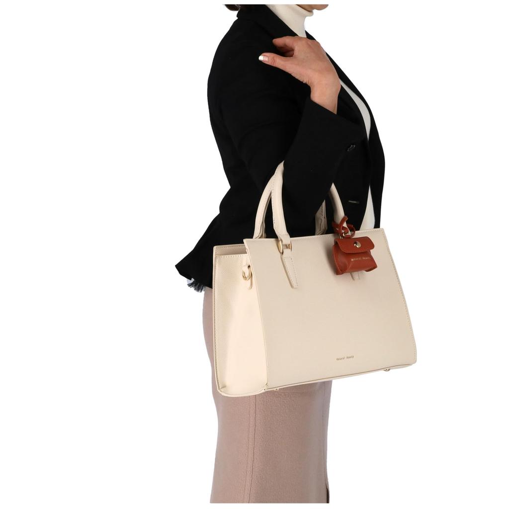 Natural Beauty Elena 2-Way Handbag, Ivory