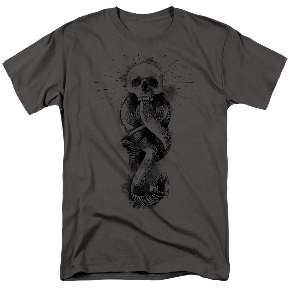 Harry Potter - Dark Mark Ink - Unisex Short Sleeve Children s T-shirt - Gray 120