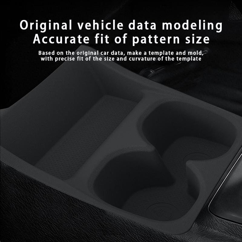 For Perodua Bezza 2018-2025 Cup Holder Shock Absorber Sleeve TPE Anti Shake Drink Holder Limiter Storage Tray Car Accessories