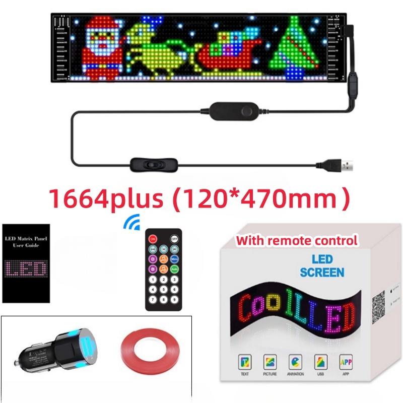 

Car Waterproof LED Matrix Pixel Panel 5V USB DIY Pattern Graffiti Scrolling Text Bar Led Flexible Advertising Screen APP Remote