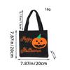 2 pcs Halloween pumpkin tote bag, Halloween children's candy bags