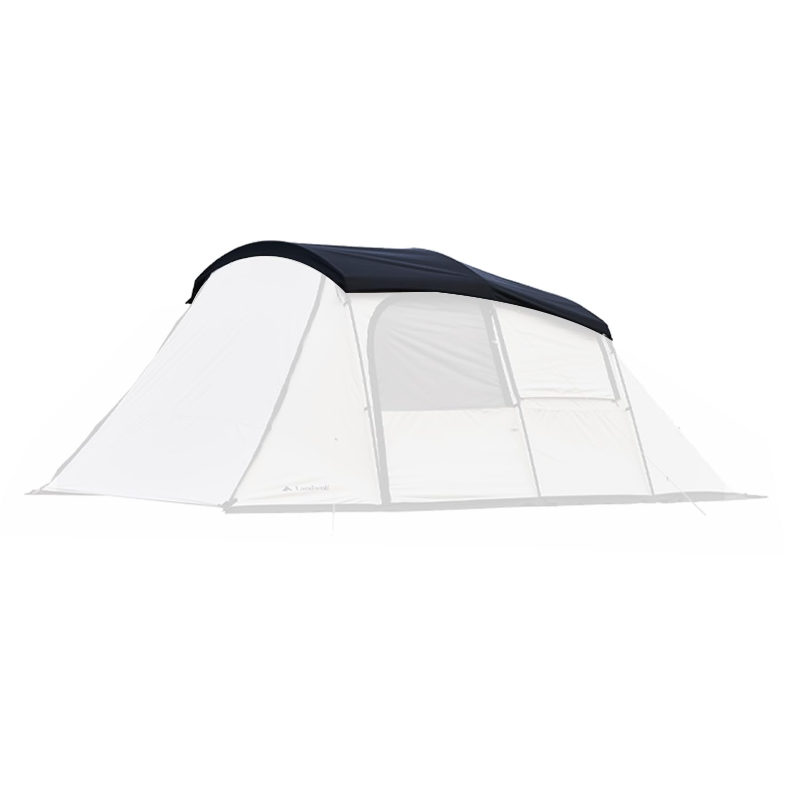 

Tunnel large for 2 to 4 with support easy to set PU3000 canopy on tent tent, two-room mansion, people, family, poles, camping, blackout, up, (sun
