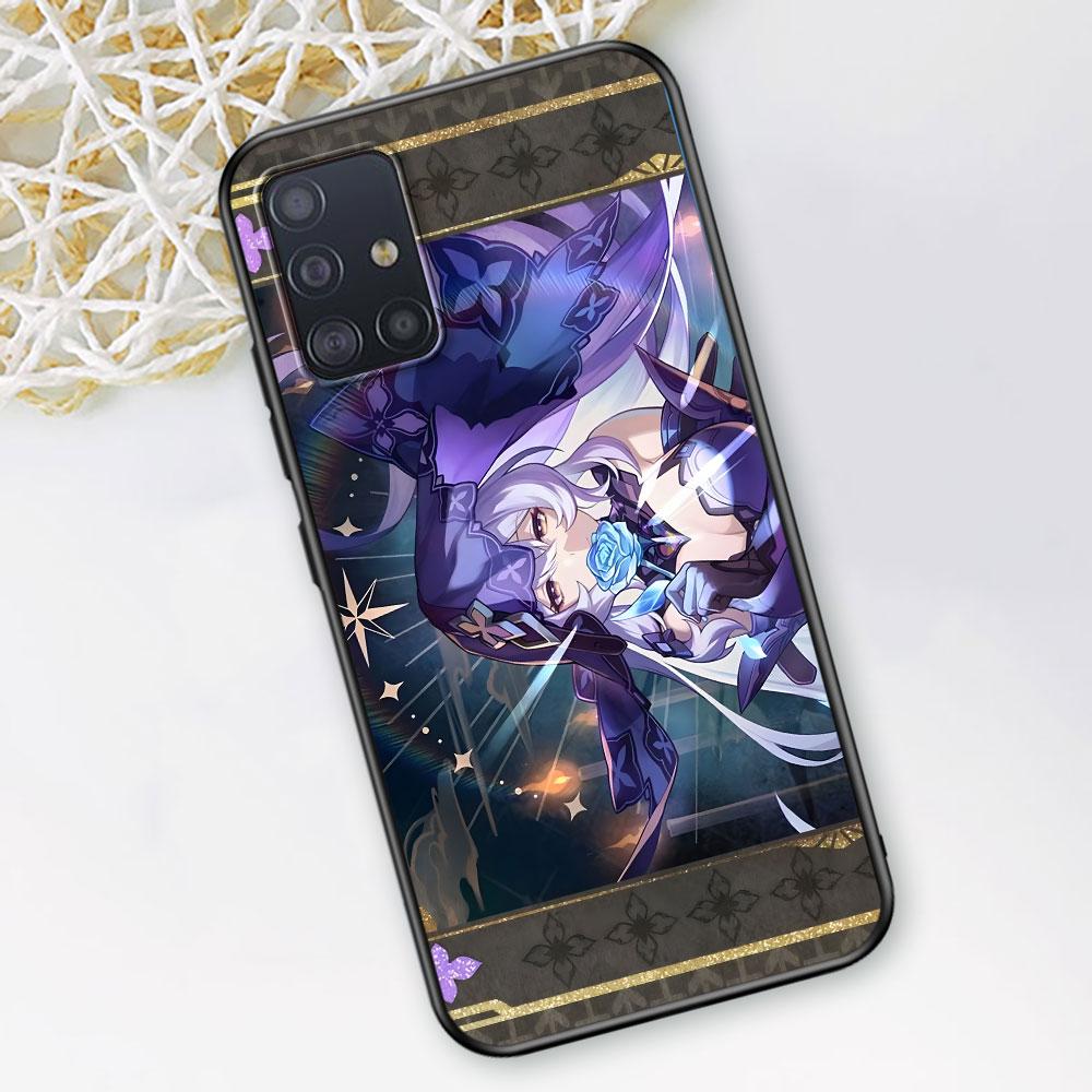 Black Swan Honkai Star Rail Dan Heng Case for Samsung Galaxy A53 A14 A12 A54 A24 A22 A41 A52 A21s A22 A31 A33 TPU Phone Cover