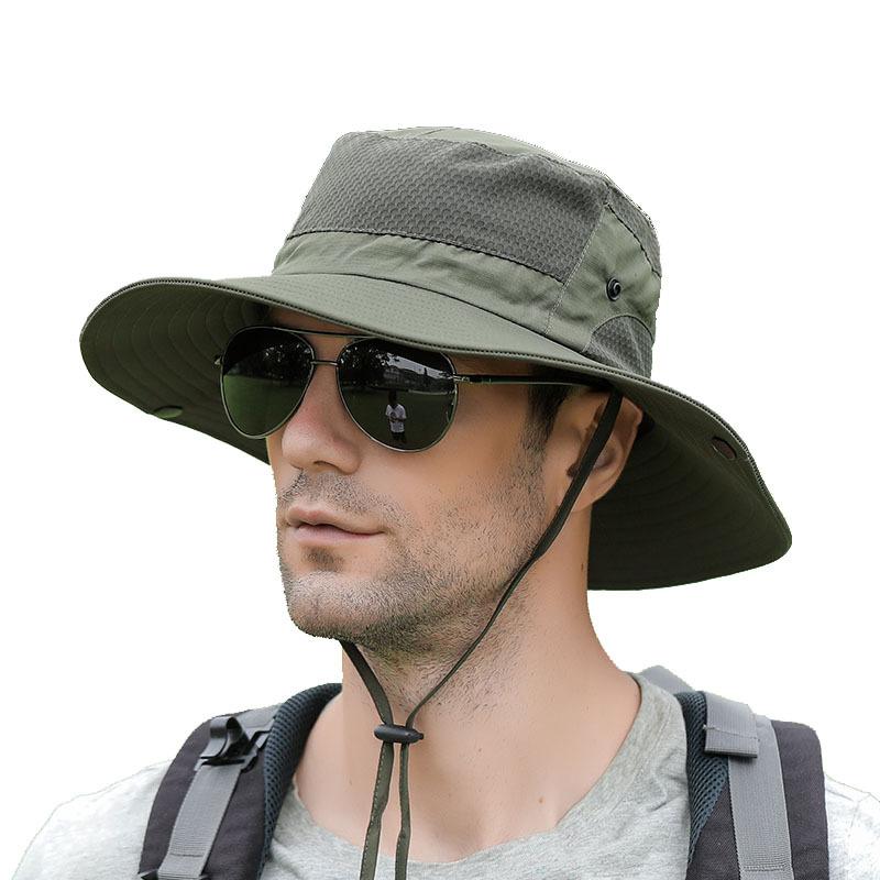 Fisherman's Hat Men's Outdoor UV Protection Sun Hat Mountaineering Fishing Sun Hat Riding Sun Protection Hat Sun Hat