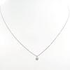 and My Jewelry PT Diamond Pendant Necklace with a Carat Solitaire Diamond 4016 [Your Box] 0.10 [April Birthstone] [Gift Wrapped]