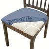 1PC Stretch Dining Chair Seat Covers Spandex Elastic Upholstered Chairs Cushion Cover Removable El Party Chair Slipcovers