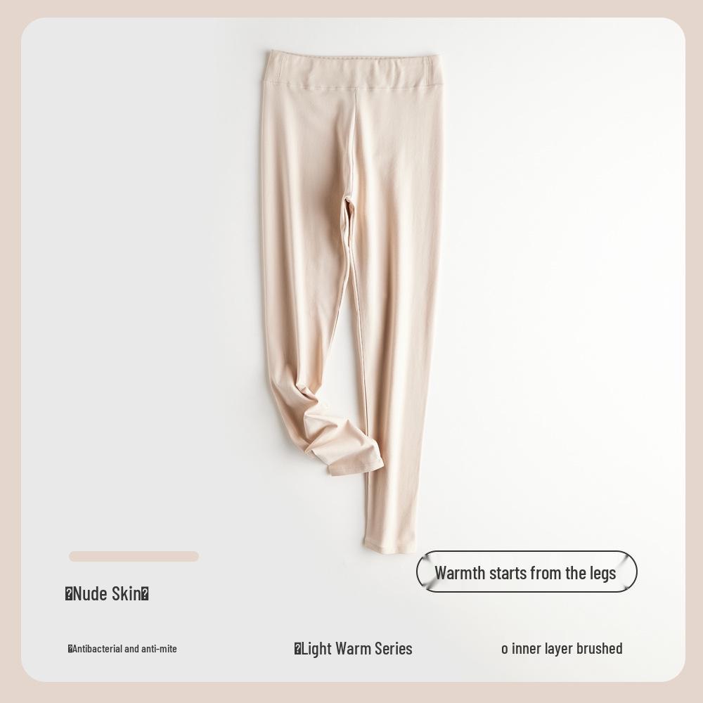 Women's High Waist Cotton Long Johns - Thin, Warm, Plus Size Leggings for Autumn