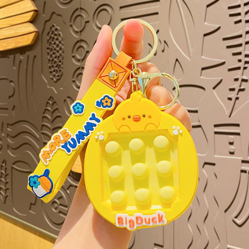 

Животное Милый Мультяшный Брелок ПВХ Сплав Игрушки для Снятия Стресса Идеальные Подарки Для Duck