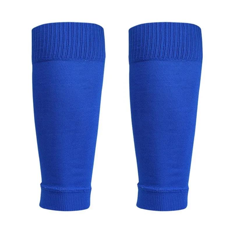 1Pair Athletic Soccer Shin Guard Socks Pad Sleeve Sock Leg Support Football Compression Sleeve Adult Teens Children Leg Protection