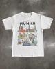München Tyskland T-shirt, Bayersk Landemærke Oktoberfest Rejse Souvenir T-shirt