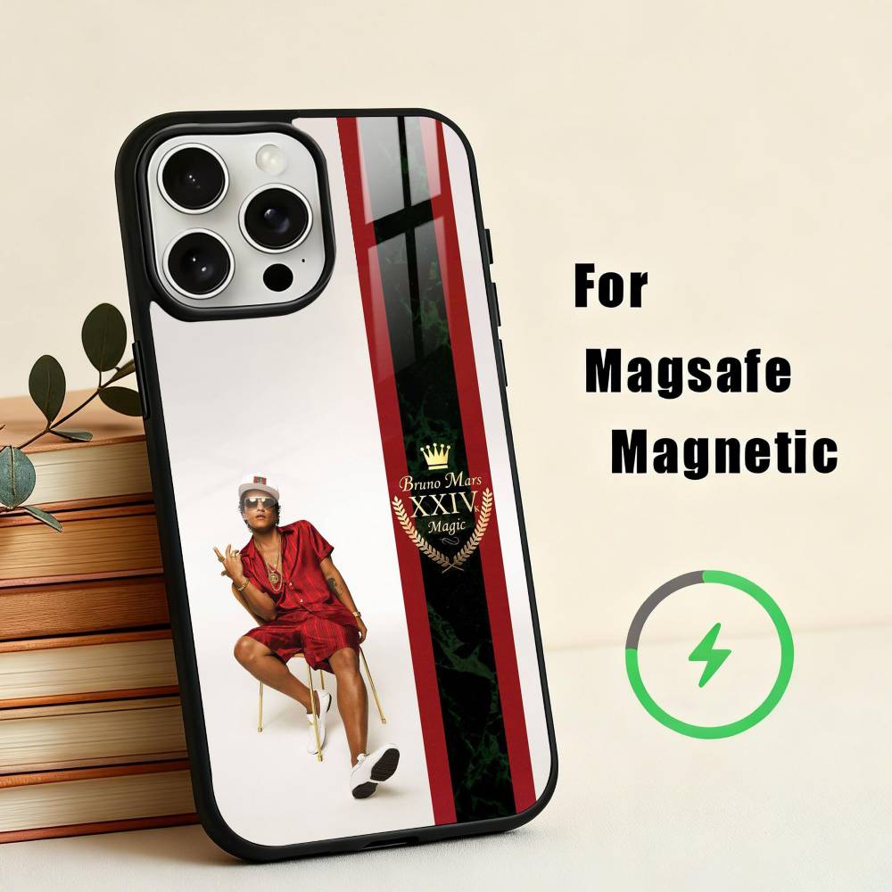 

Talented Singer B-Bruno M-Mars Phone Case For iPhone 17,16,15,14,13,12,Plus,Pro,Max for Magsafe Magnetic Wireless Charging iPhone14